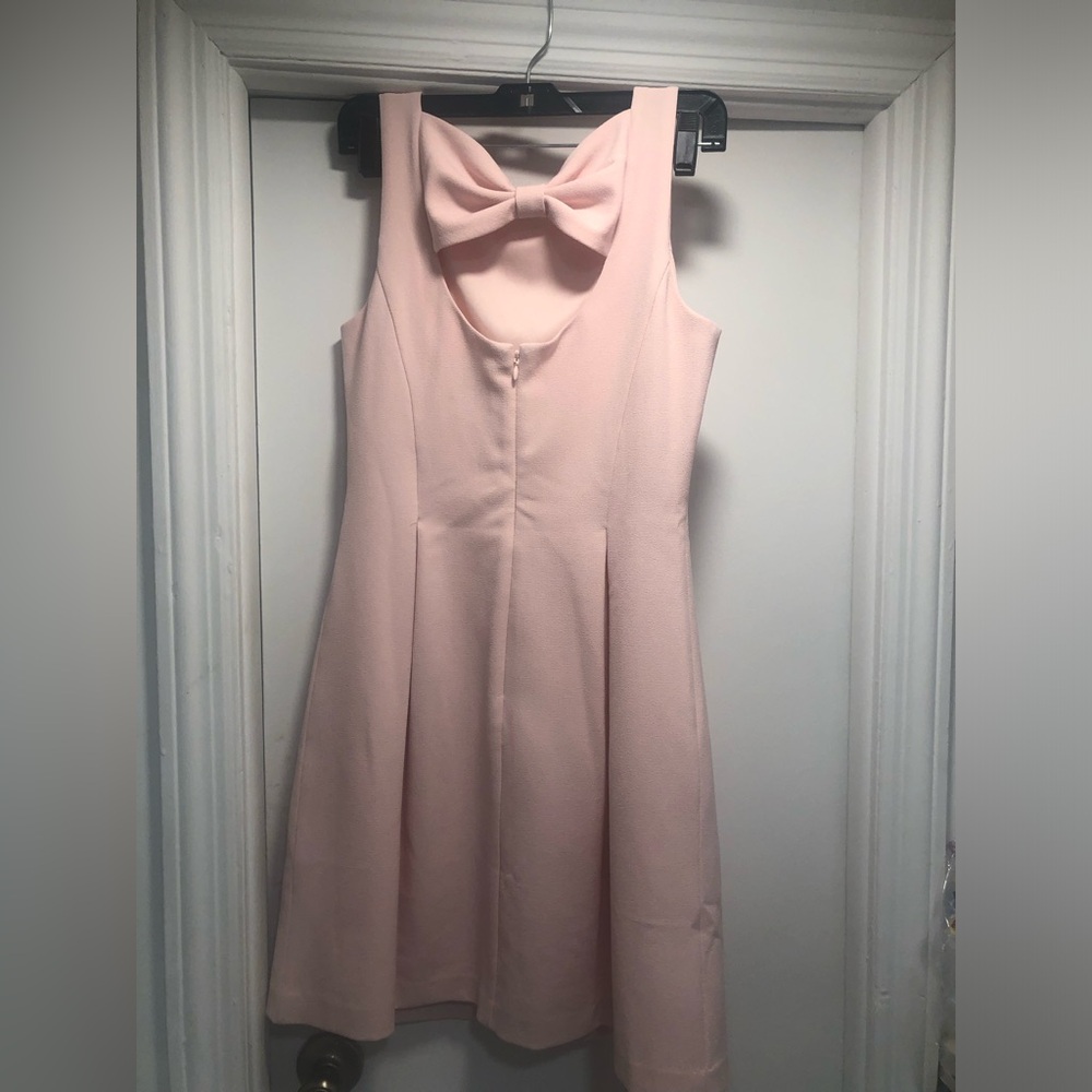 Pink sleeveless dress , Vince Camuto , Eye catching bow in back.  Very pretty
